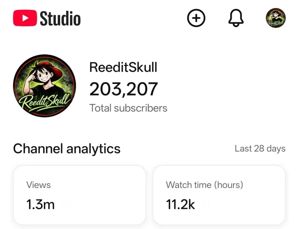 203K+ Subscribers YouTube Channel For Sale