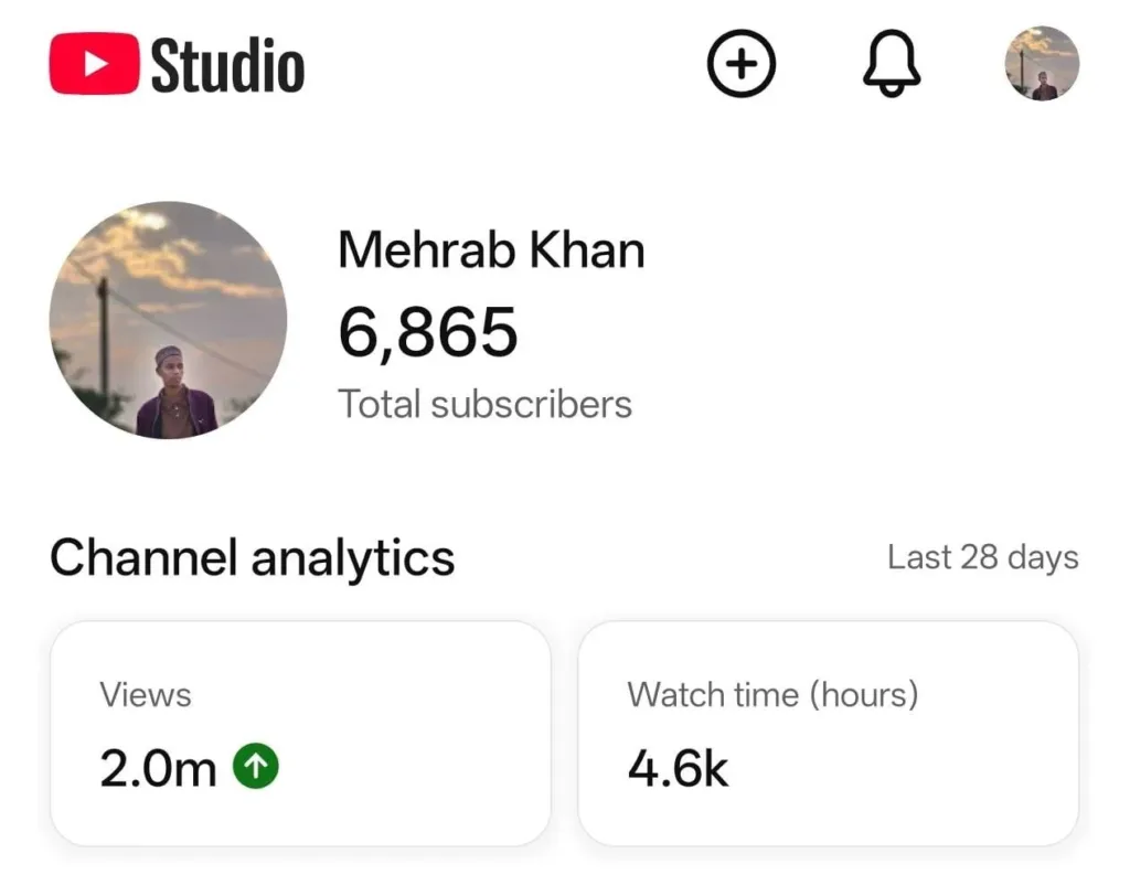 Buy YouTube Account with 6.8K Subscribers & 2.4M Views – YTS1692