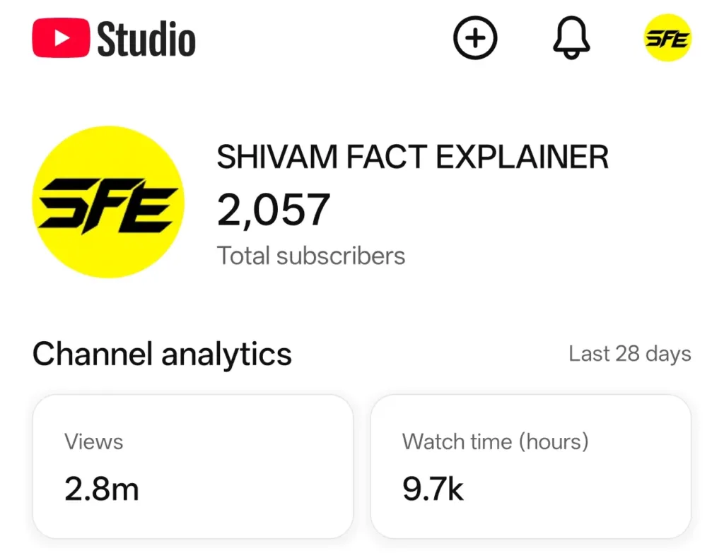 Verified YT Channel Buy with 2K Subscribers & 3.2M Views – YTS1693