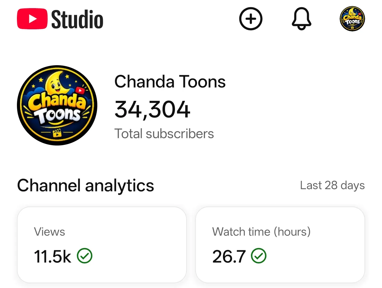 Cartoon YouTube Channel for Sale with 34.3K Subscribers & 21.3M Views — image 1